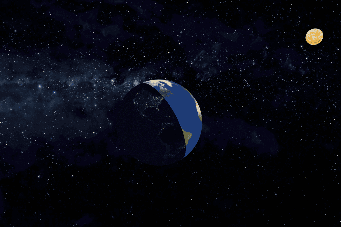 地球白天黑夜效果